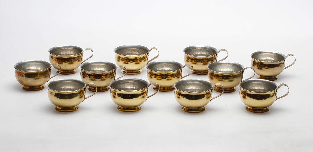 PUNSCHKOPPAR, Skultuna, 12 st. 1900-talets andra hälft.