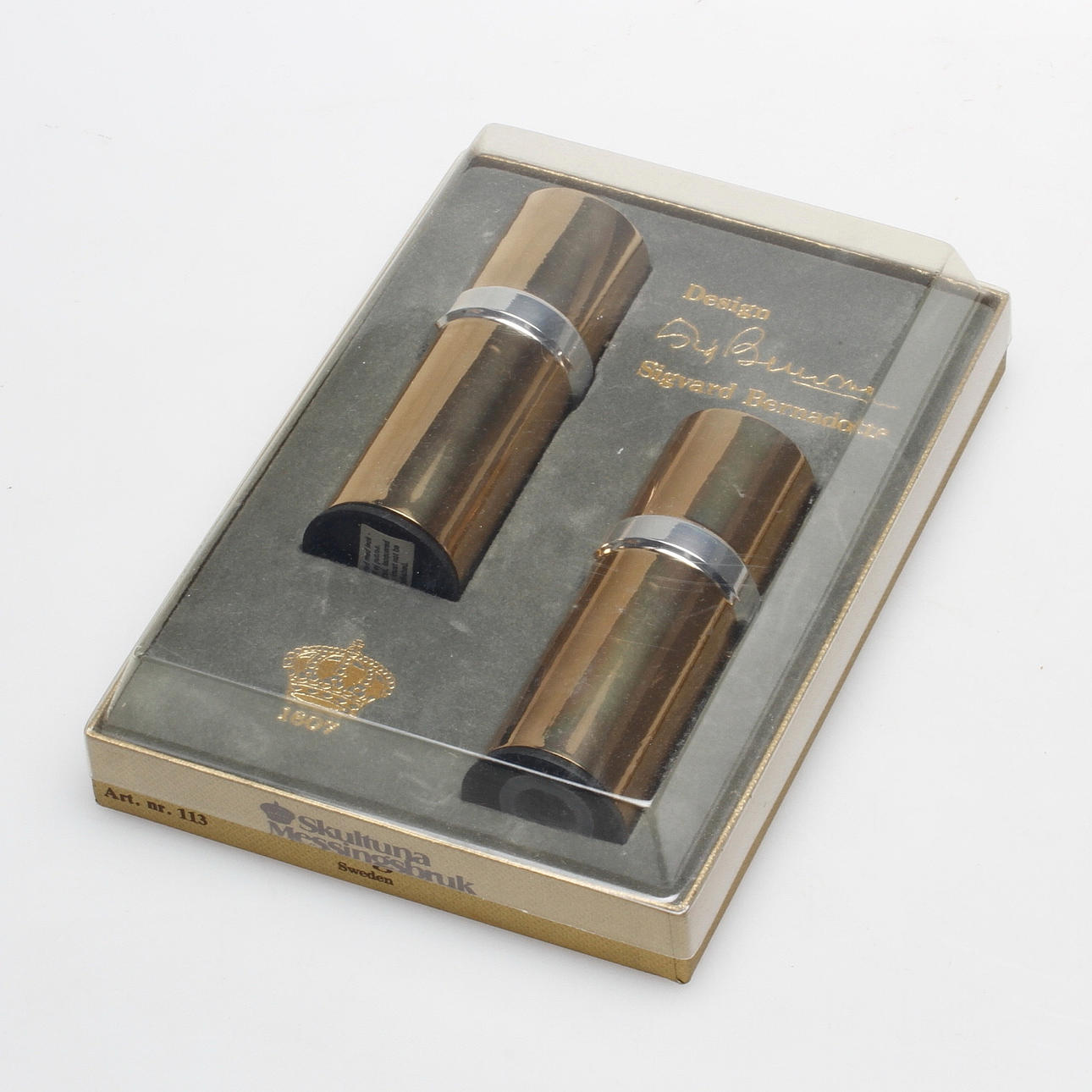 STRÖARE, salt och peppar, Skultuna, Sigvard Bernadotte design.