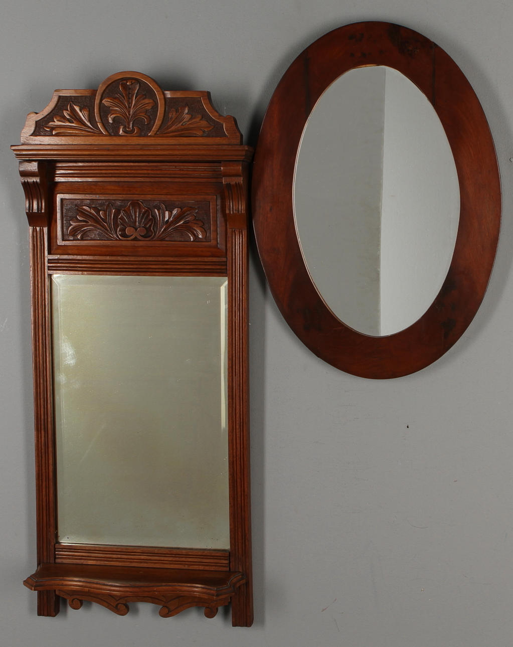 SPEGLAR 2 st, 1800-talets slut.