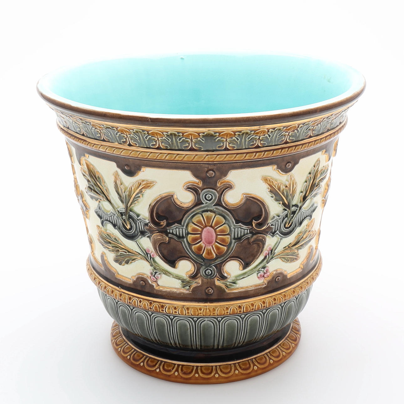 A majolica outer lining, Rörstrand, circa 1900.