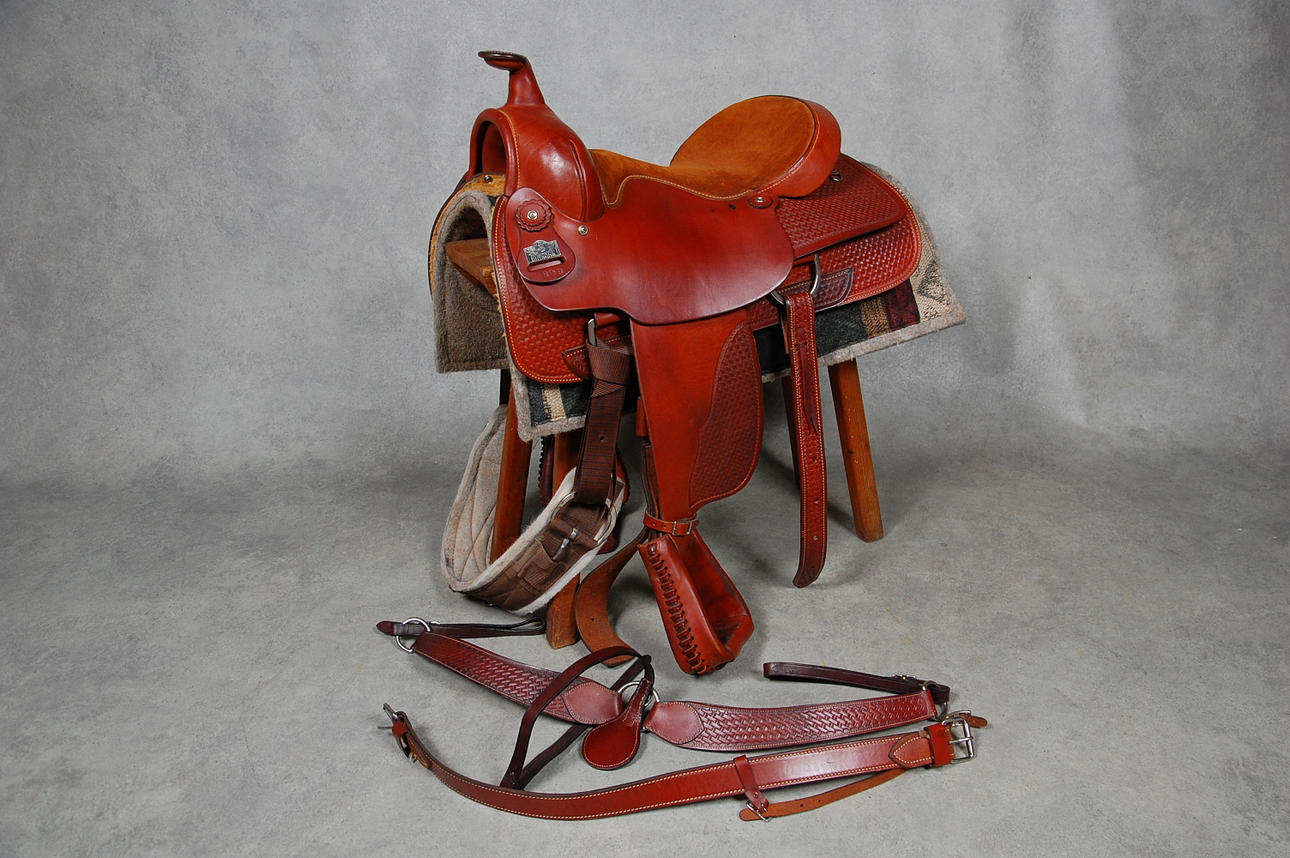 WESTERNSADEL, " Big Horn " komplett, Made in USA, ny.