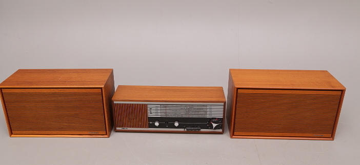 RADIO, Phillips + HÖGTALARE, ett par, Radionette.