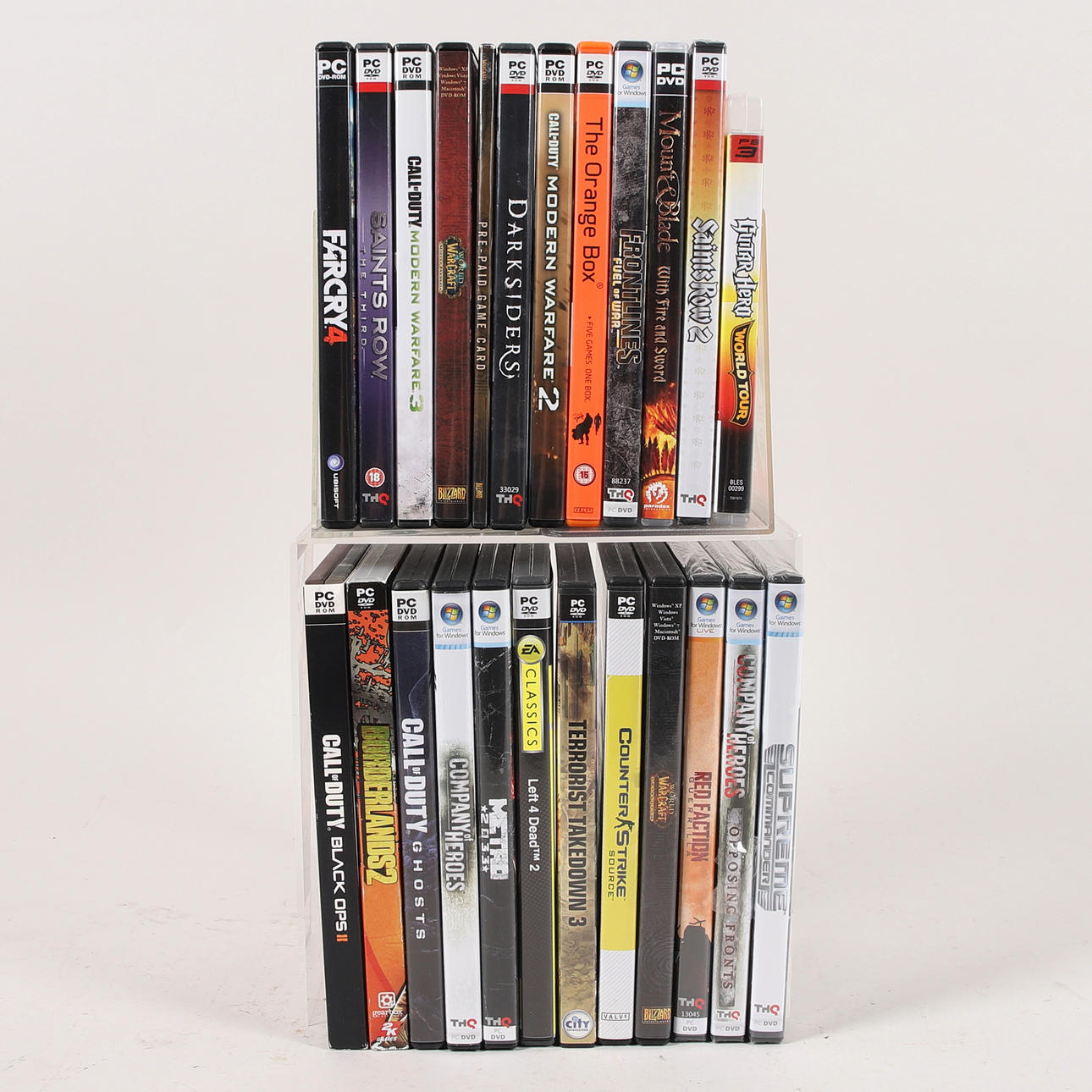 PC SPEL, 23 st. diverse spelboxar, 2000-tal.