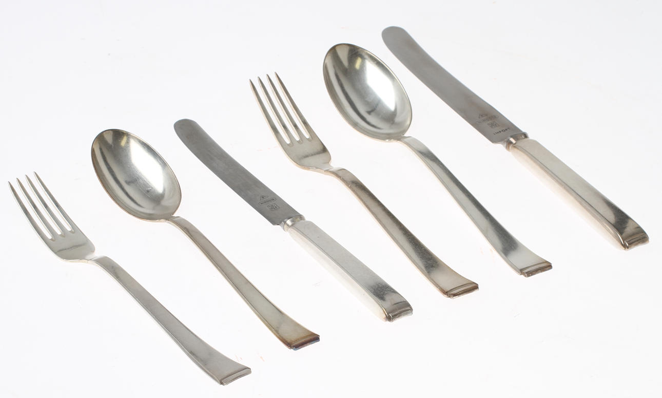 BESTICK, 54 delar, Wurttembergische Metallwarenfabrik (WMF).