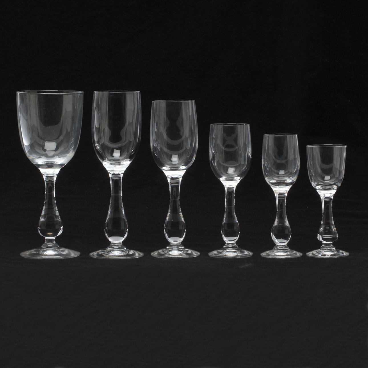 GLASSERVIS, 42 delar, Fritz Kallenberg, Boda.