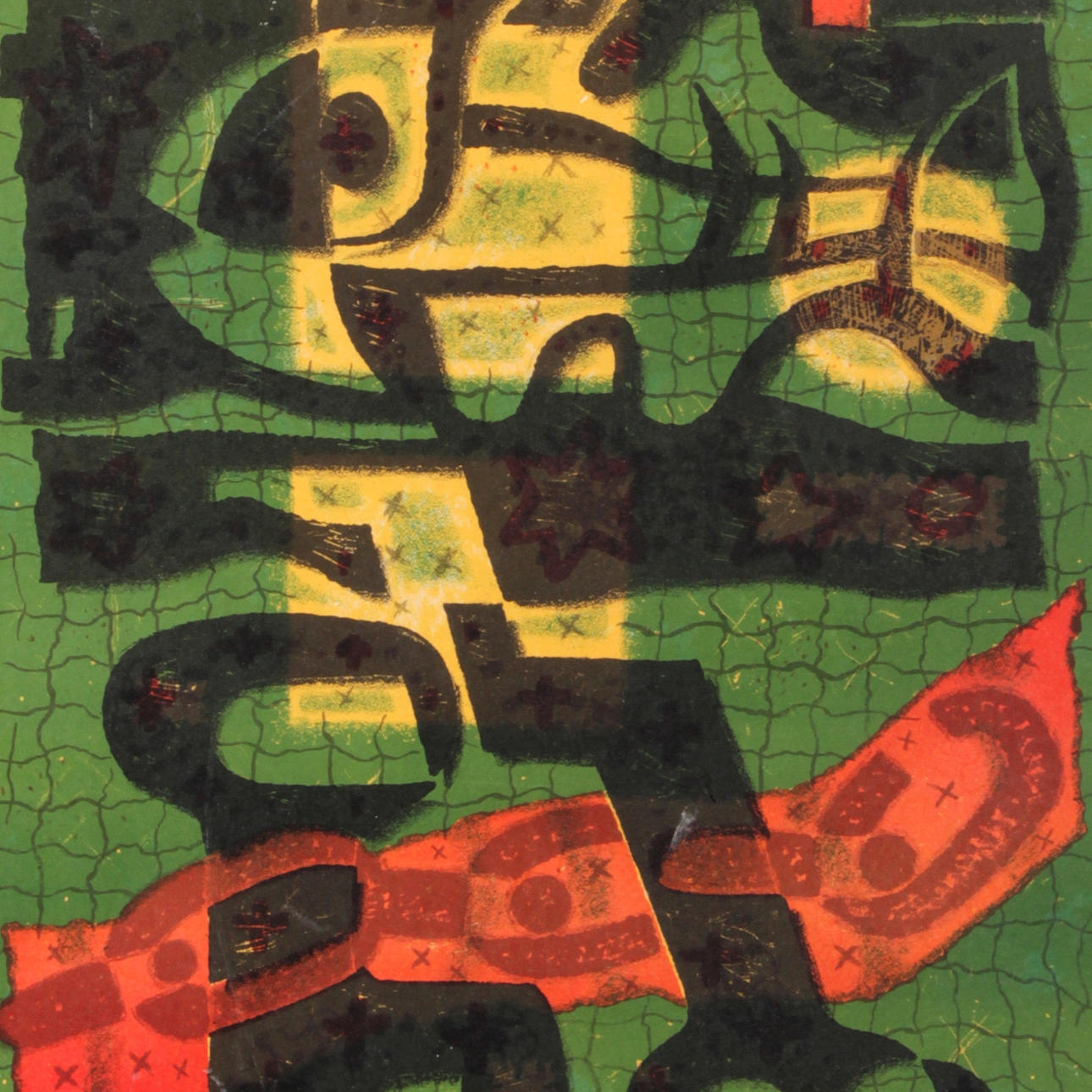 ERIK OLSON. Färglitografi, signerad, daterad -62 samt numrerad 115/260.