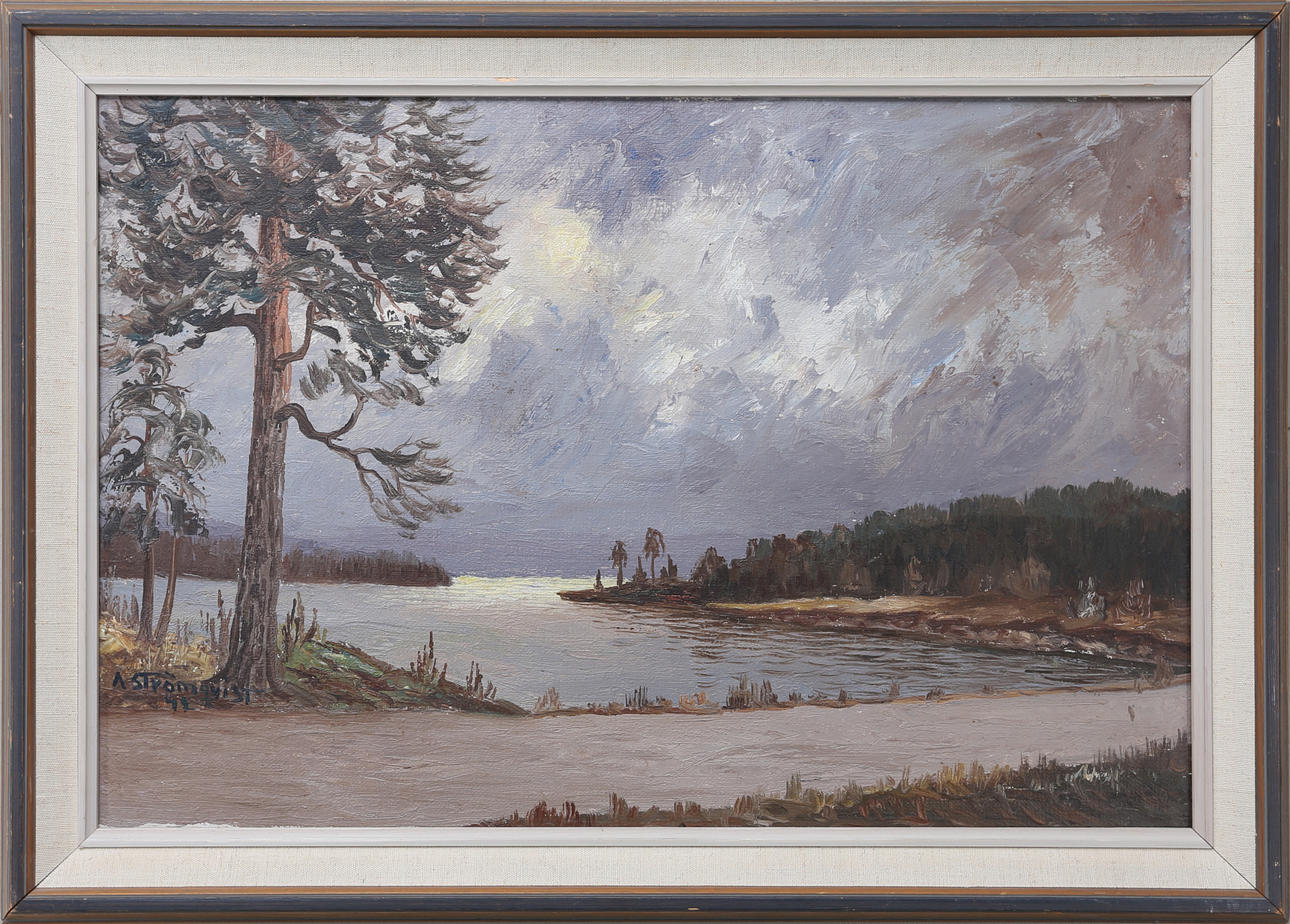 ARVID STRÖMQVIST. olja på duk.