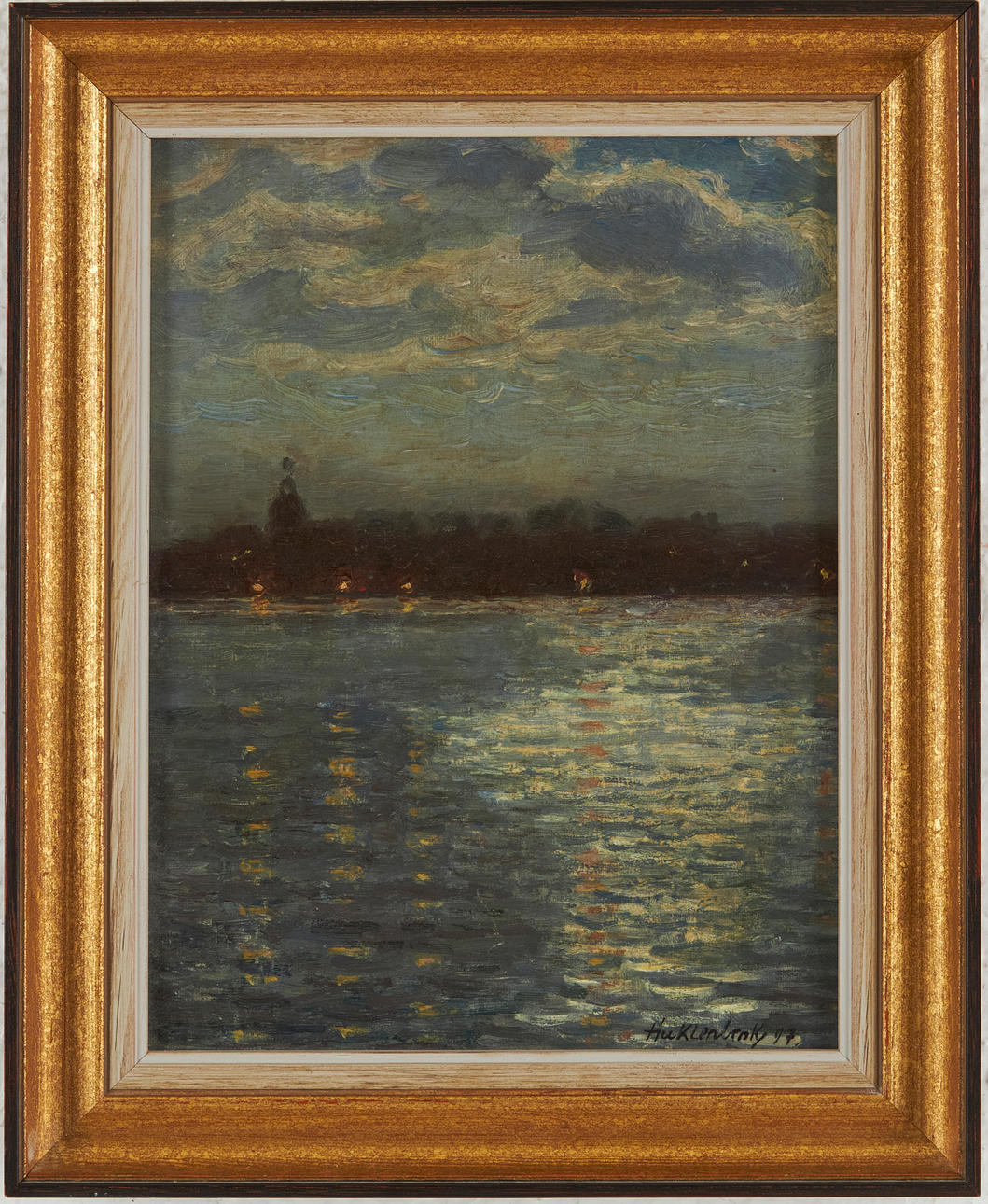 OIDENTIFIERAD KONSTNÄR 1800-TAL. Luz vespertina.