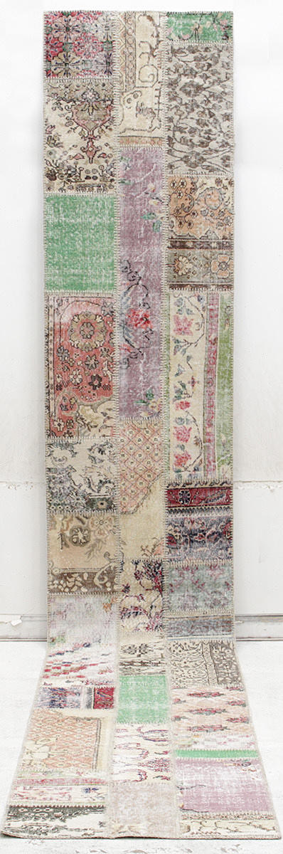 MATTA, carpet patchwork, gallerimodell, 504 x 81 cm.