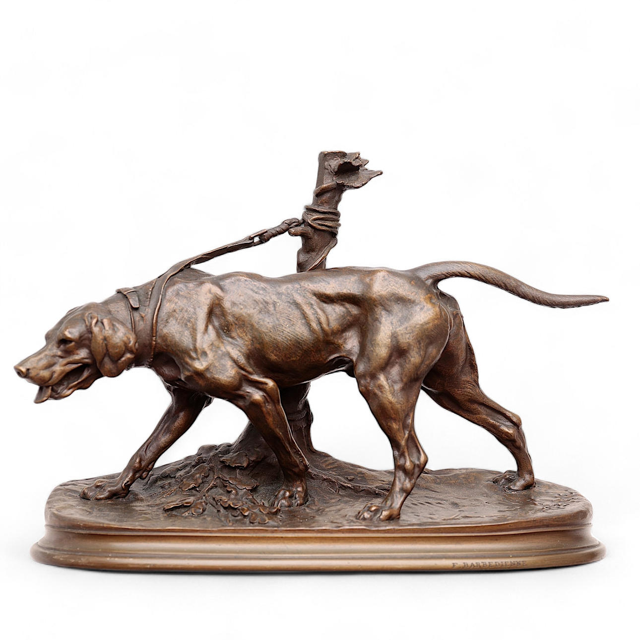 AFTER PIERRE JULES MÈNE. Hunting dog.