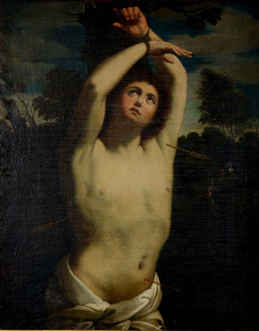 OKÄND KONSTNÄR. Olja på duk, uppfodrad på pannå, 1700-tal.