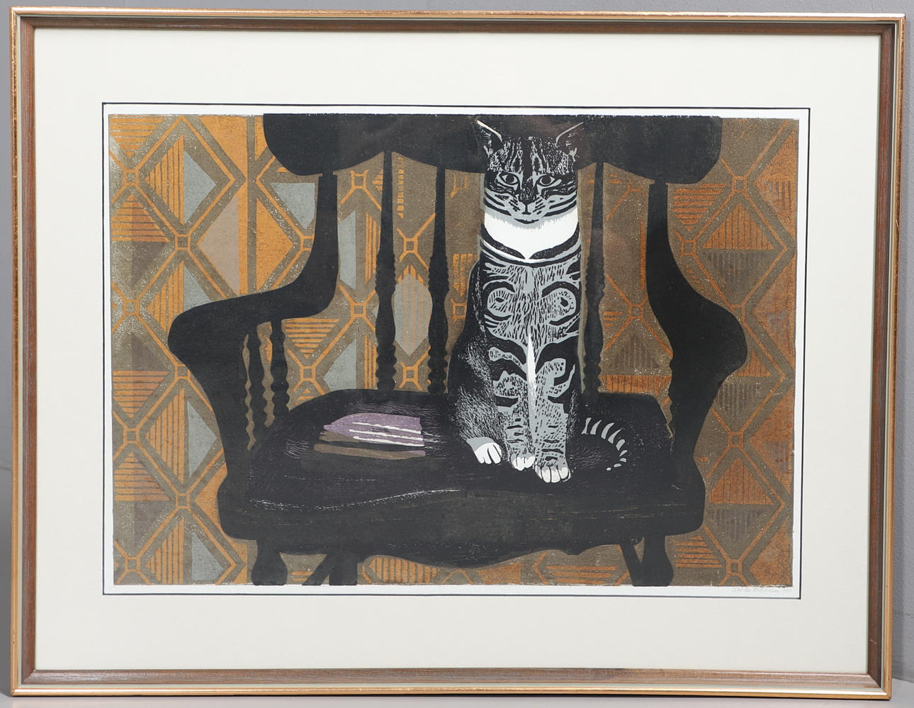 SHEILA ROBINSON (1925-1988). THE CAT.