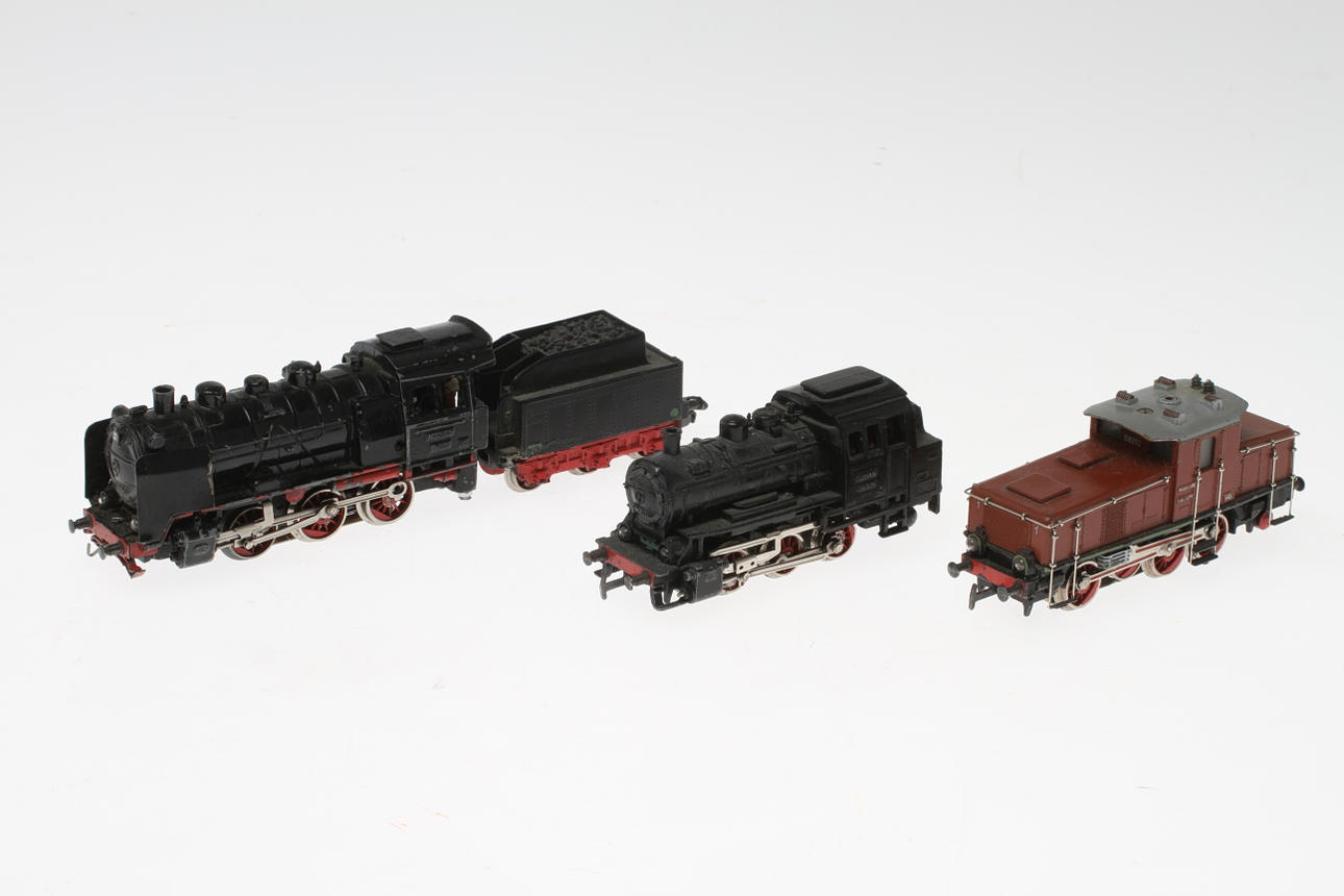 MÄRKLIN lok 3000, 3000.1, RM 800 och 3002.