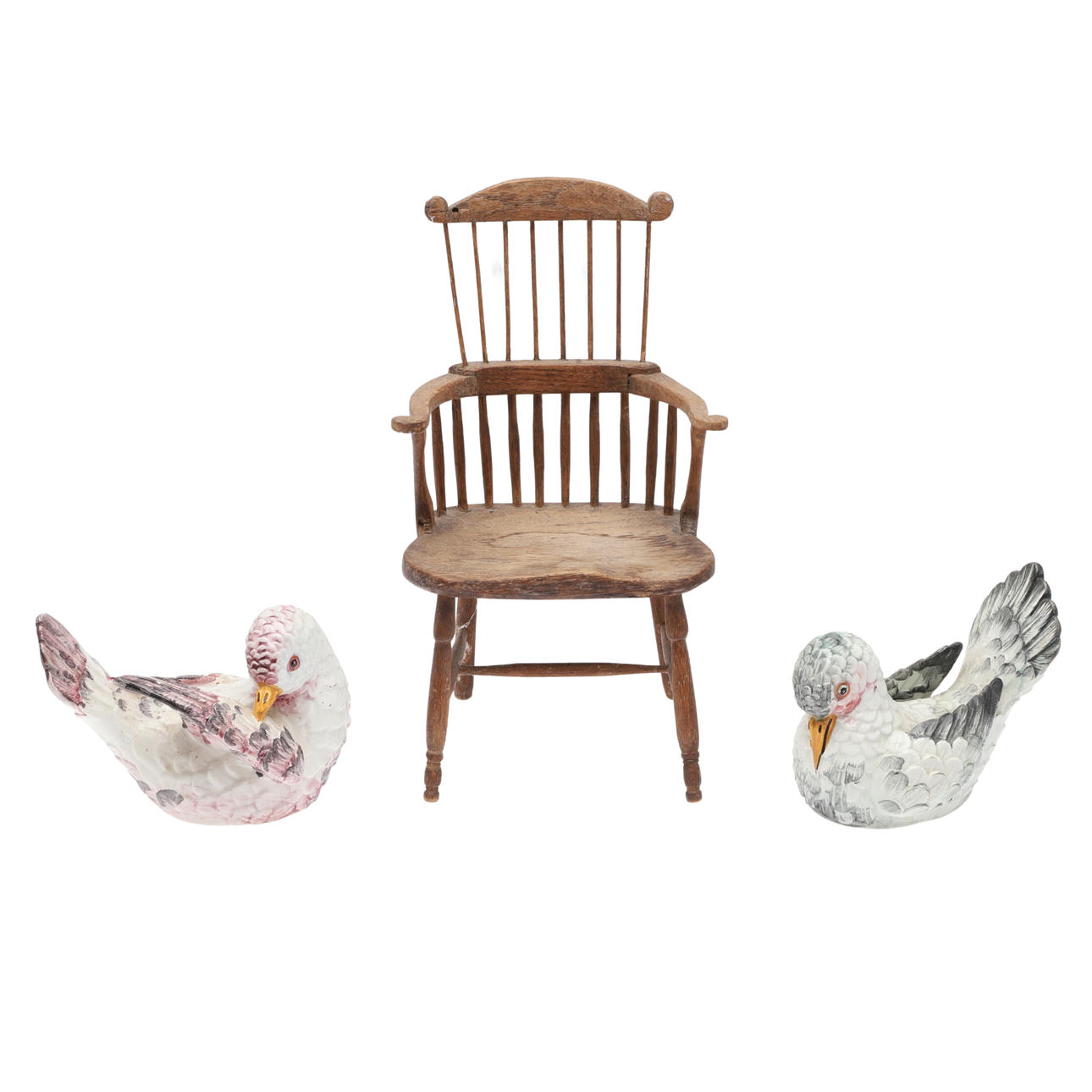 EIN MINIATUR-WINDSOR-SESSEL.