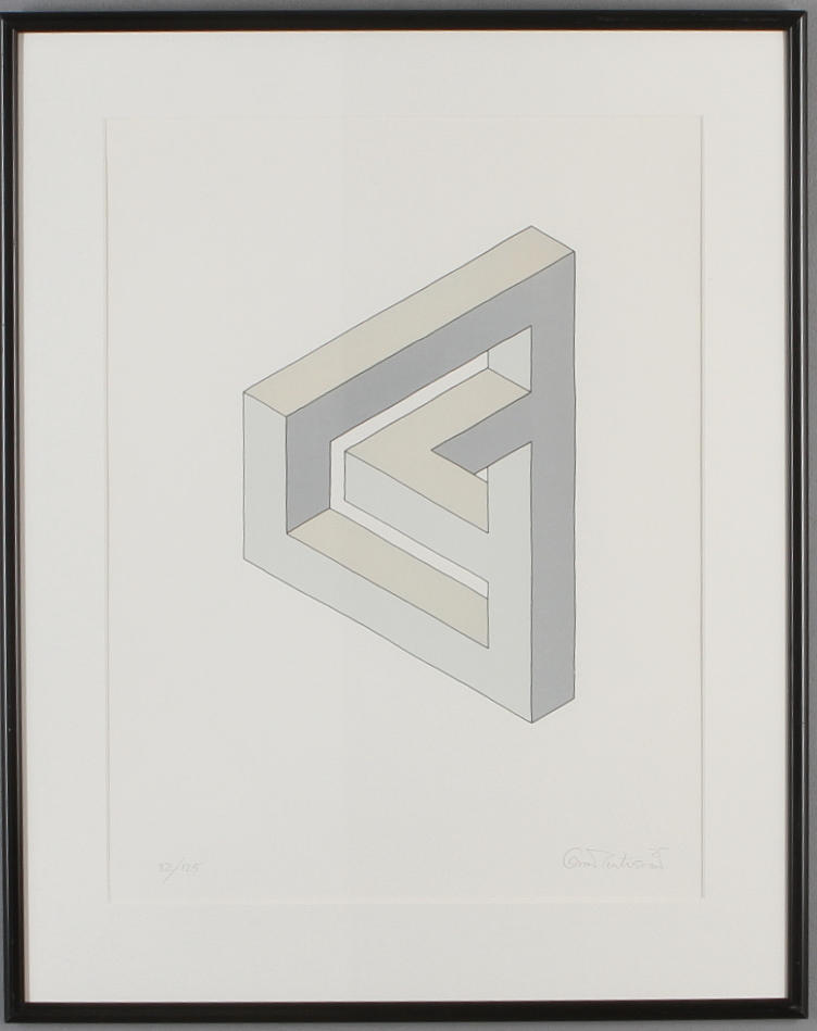 OSCAR REUTERSWÄRD. litografi, signerad samt numrerad 32/125.