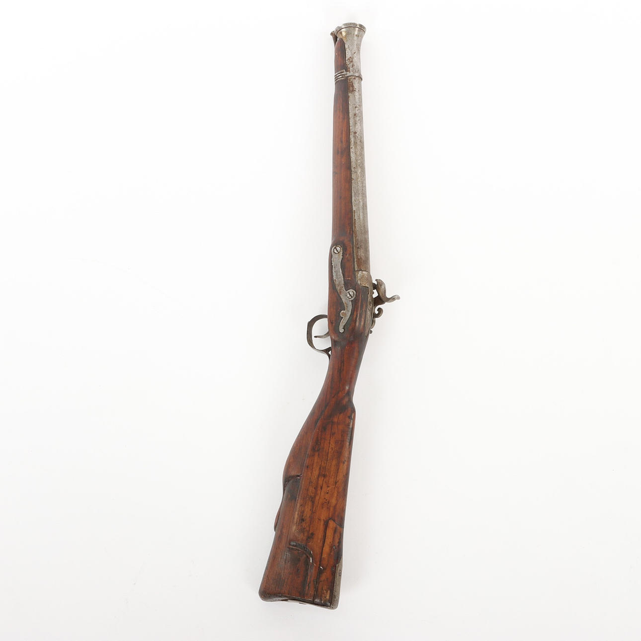 Una esclusa de trabuco del siglo XIX.