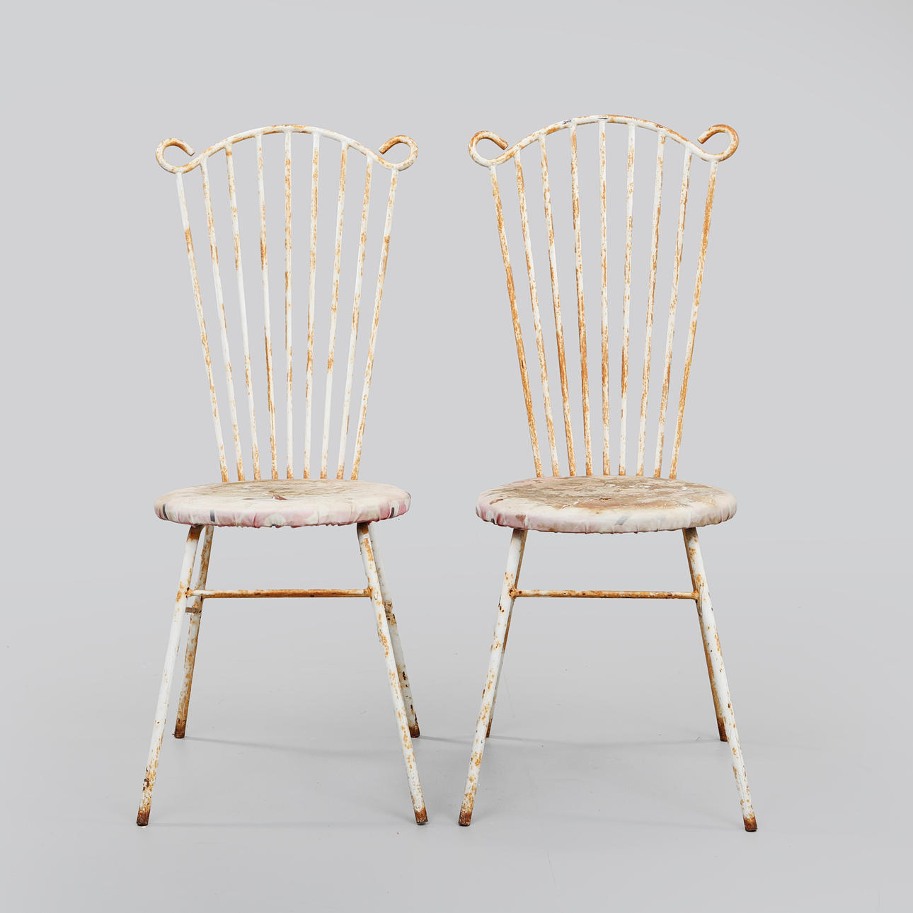 KAHVILATUOLIT, 2 kpl, metalli.