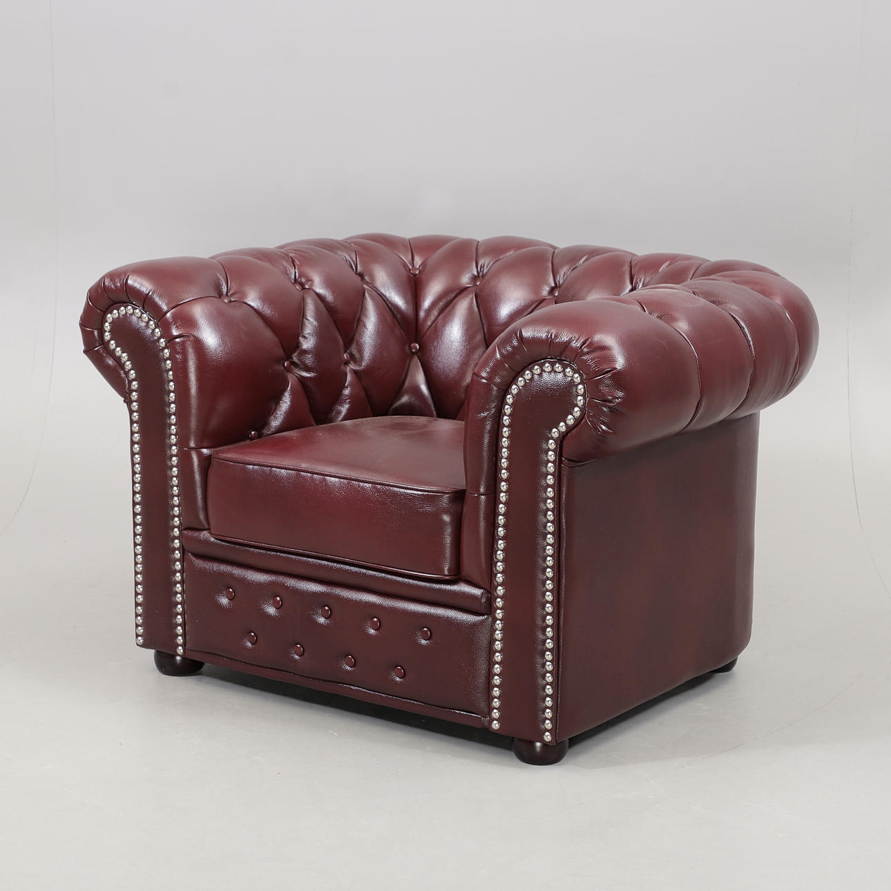 FÅTÖLJ, Chesterfieldmodell, New England, 2000-tal.