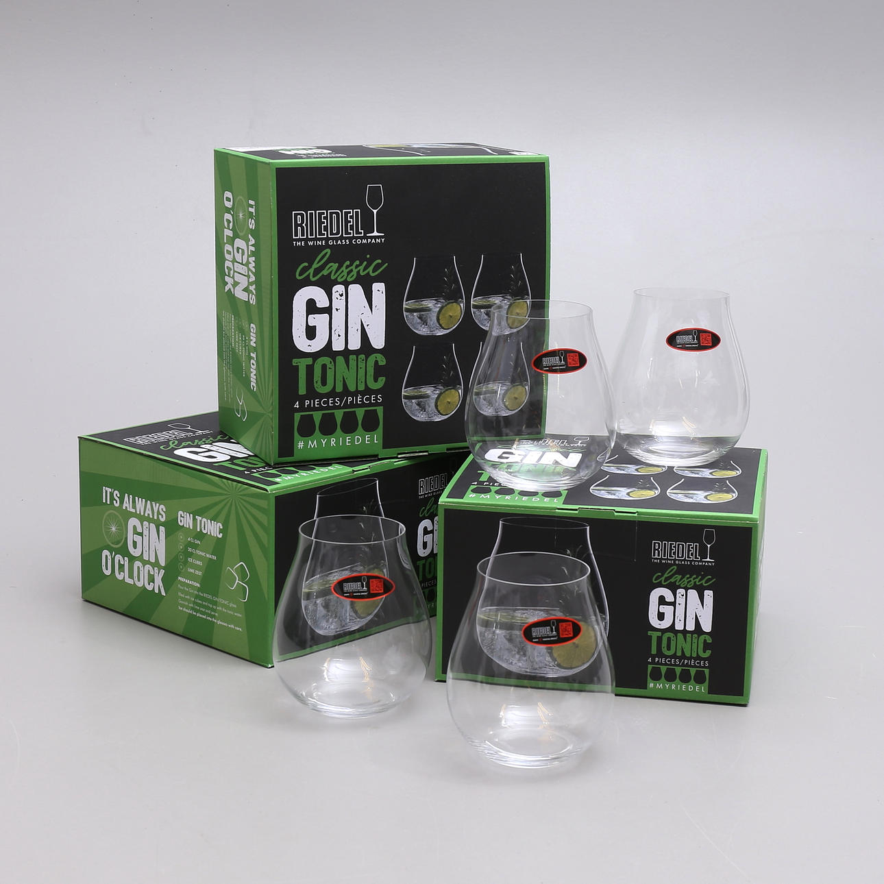 Gin Tonic glas, 12 st i förpackning, Riedel.