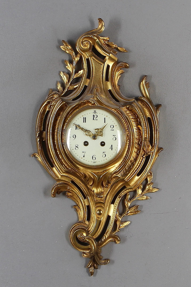 VÄGGPENDYL, sk. Kartellur, Louis XV-stil, 1900-tal.