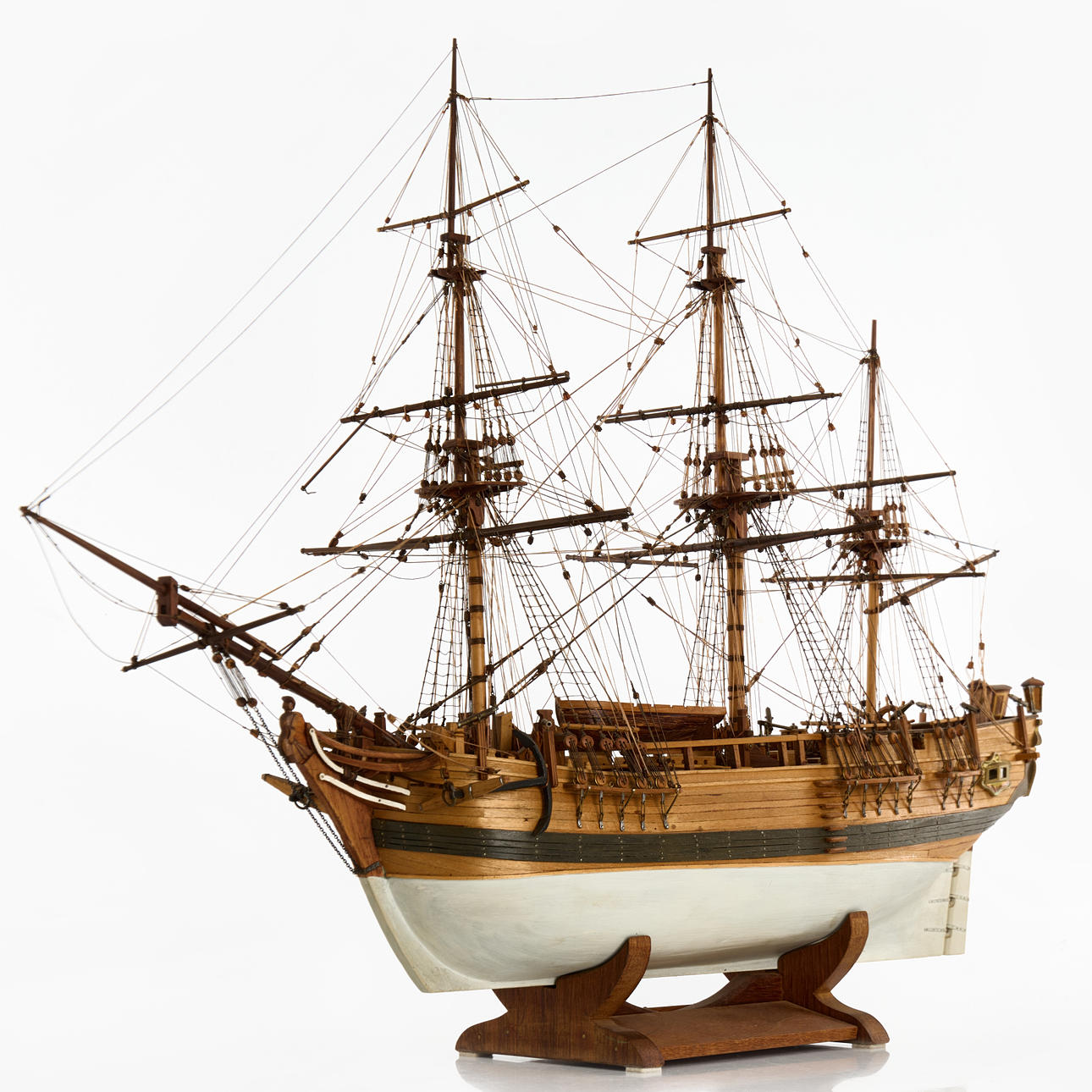 SHIP MODEL, J.H. Mehring “HMS Bounty 1787".