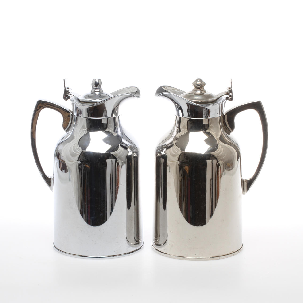 TERMOSAR, 2 st, vitmetall, Alfi, Western Germany, omkring 1900-talets mitt.