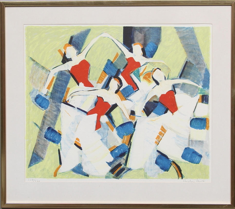 TORSTEN HULT. Färglitografi, signerad och daterad 218/260.