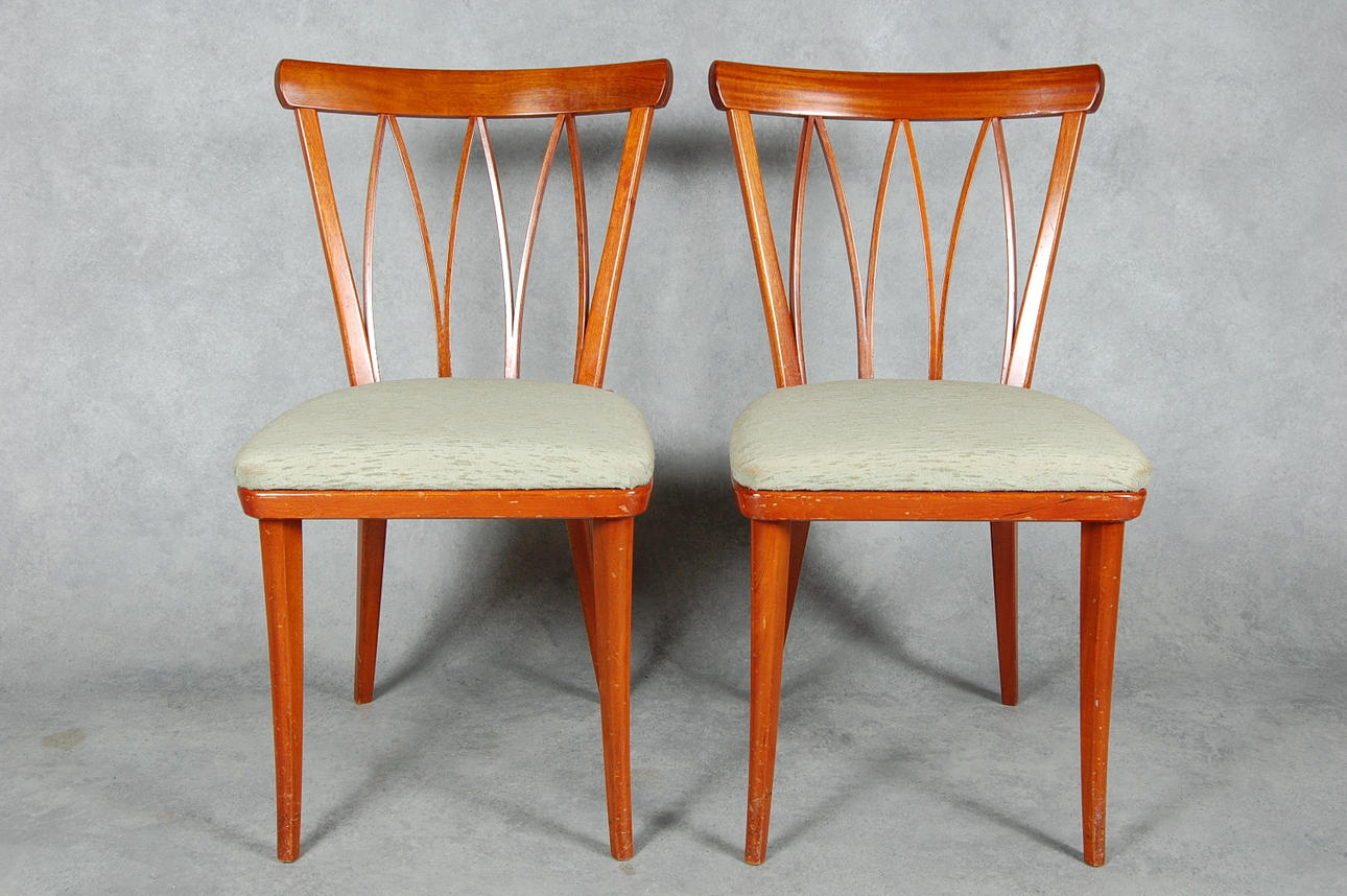 STOLAR, 1 par, " Pyramid " Carl Malmsten.