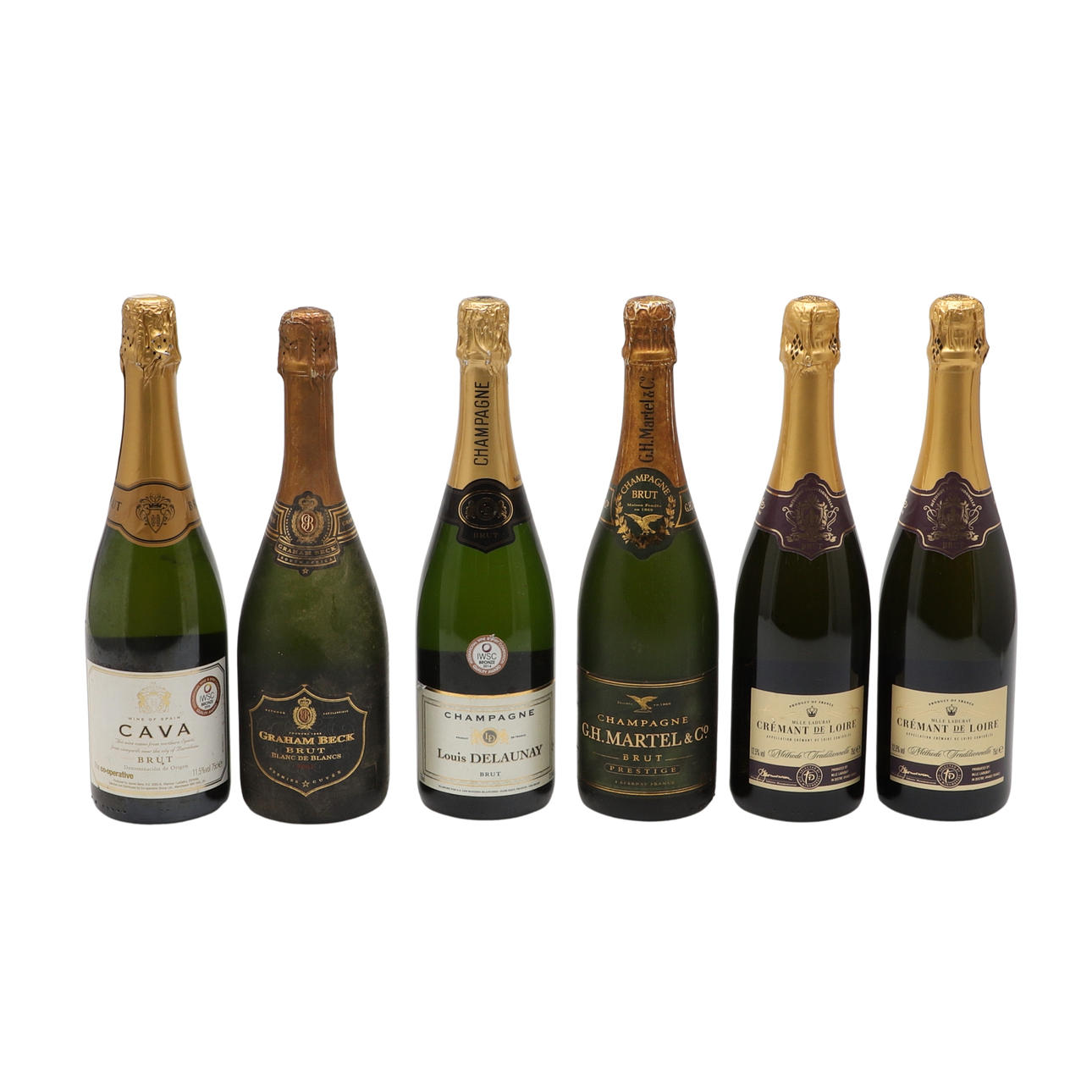 CHAMPAGNER EINSCHLIESSLICH CREMENT DE LOIRE.