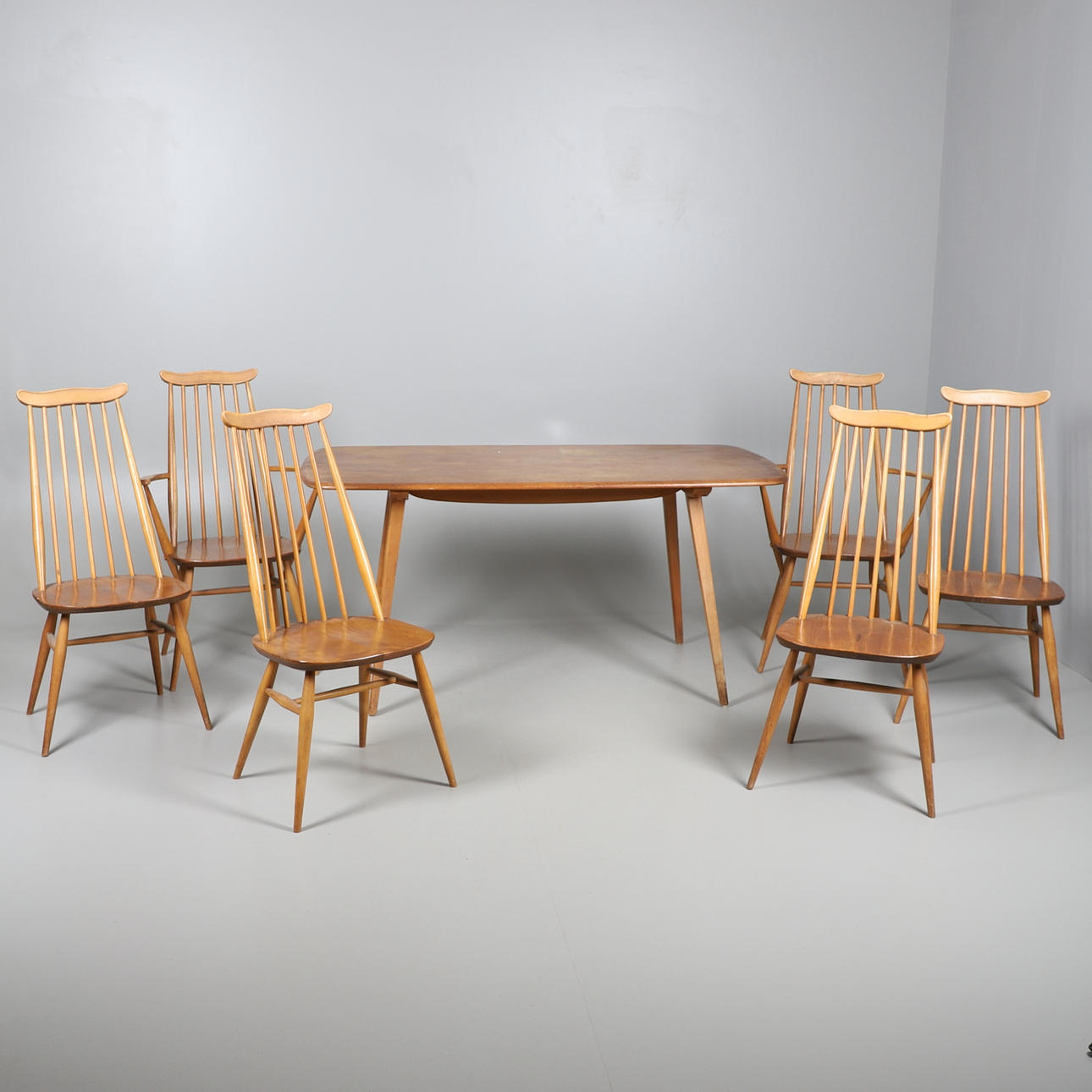 ET ERCOL GOLDEN DAWN WINDSORBORD OG 6 (4+2) STOLE.