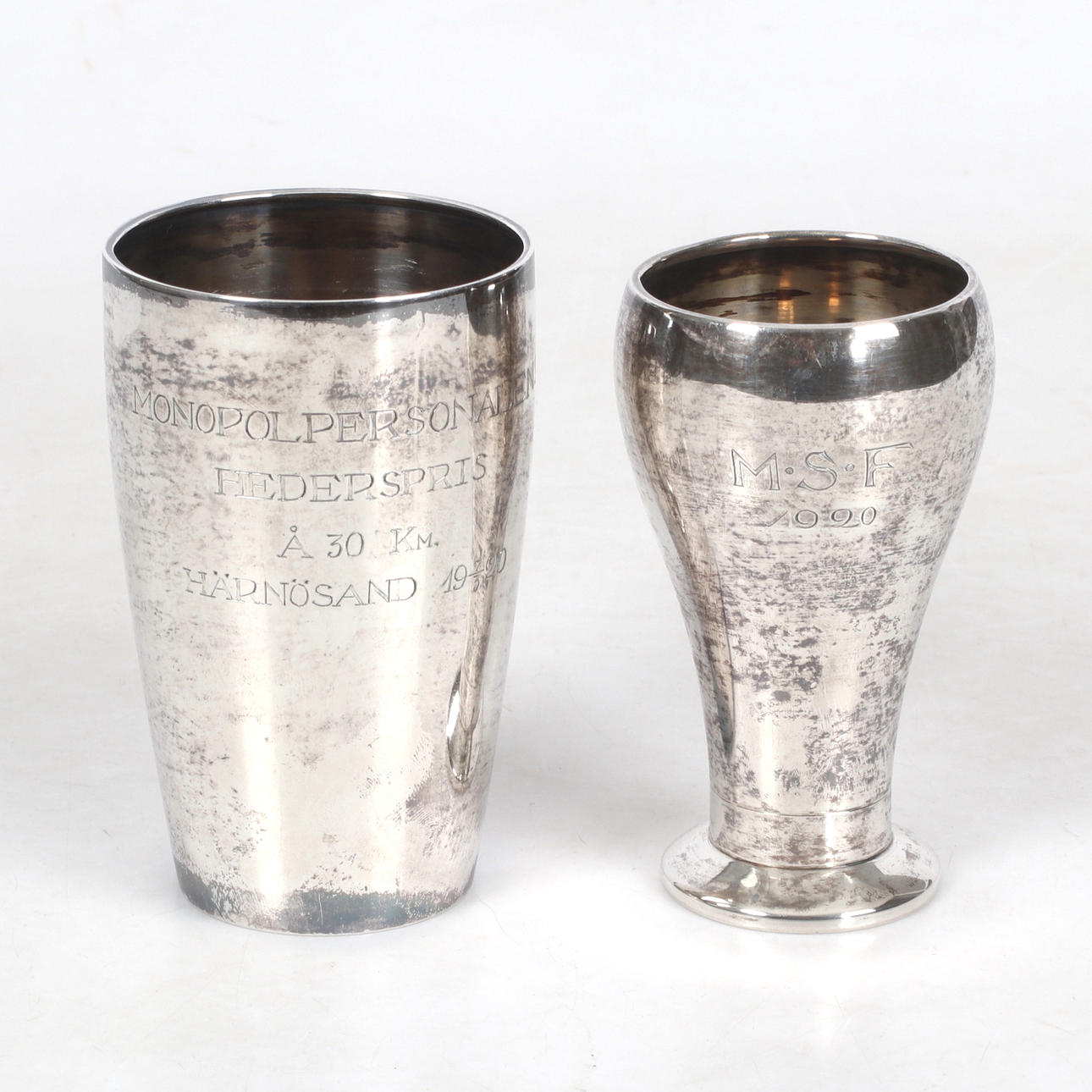 POKAALEJA, 2 kpl, hopeaa, 1900-luku.