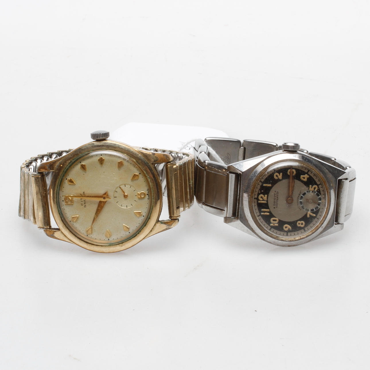 ARMBANDSUR, 2 st, City Bravur och Drott, 1900-talets mitt.