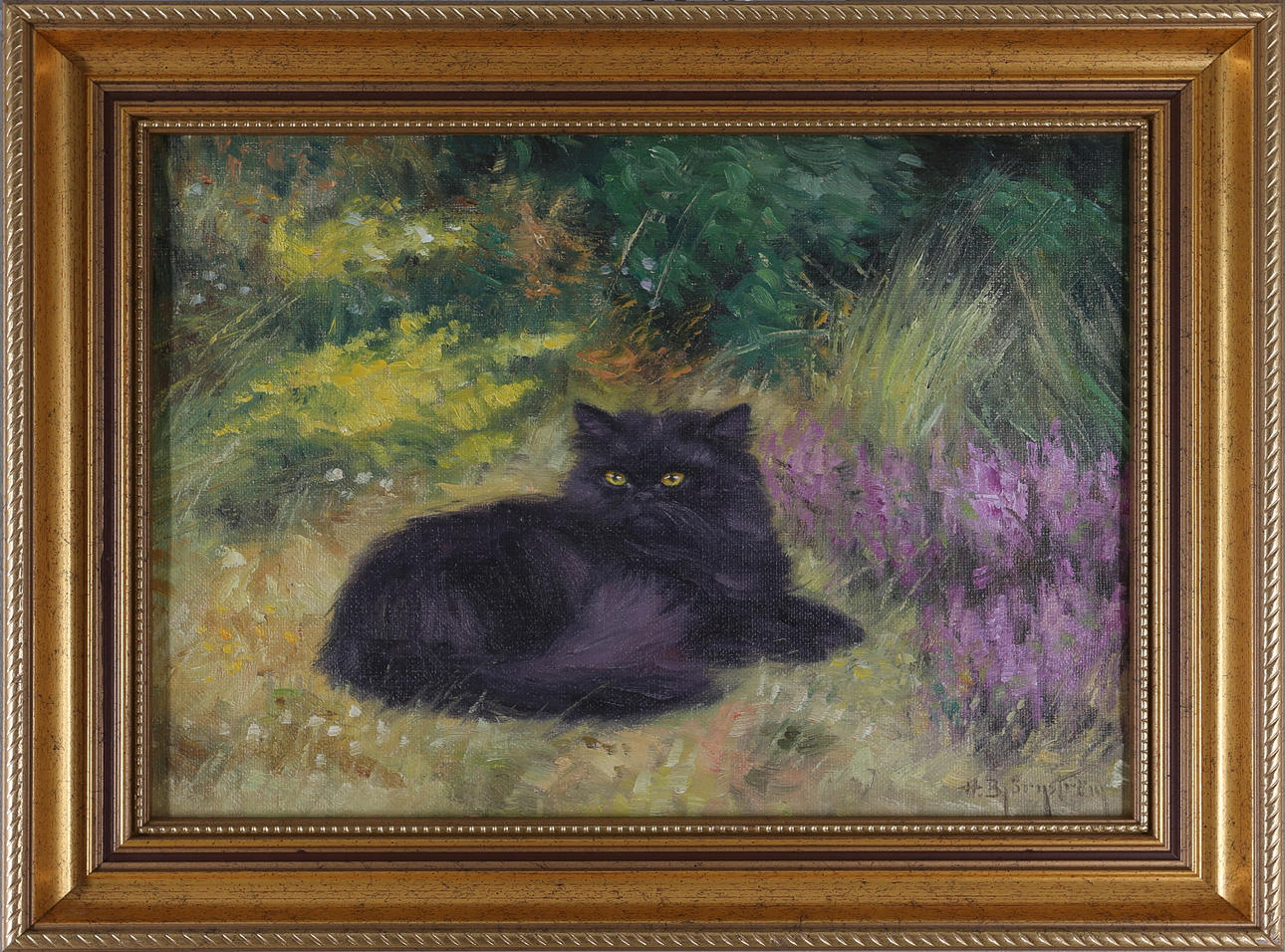 HASSAN BJÖRNSTRÖM. Olja på duk.