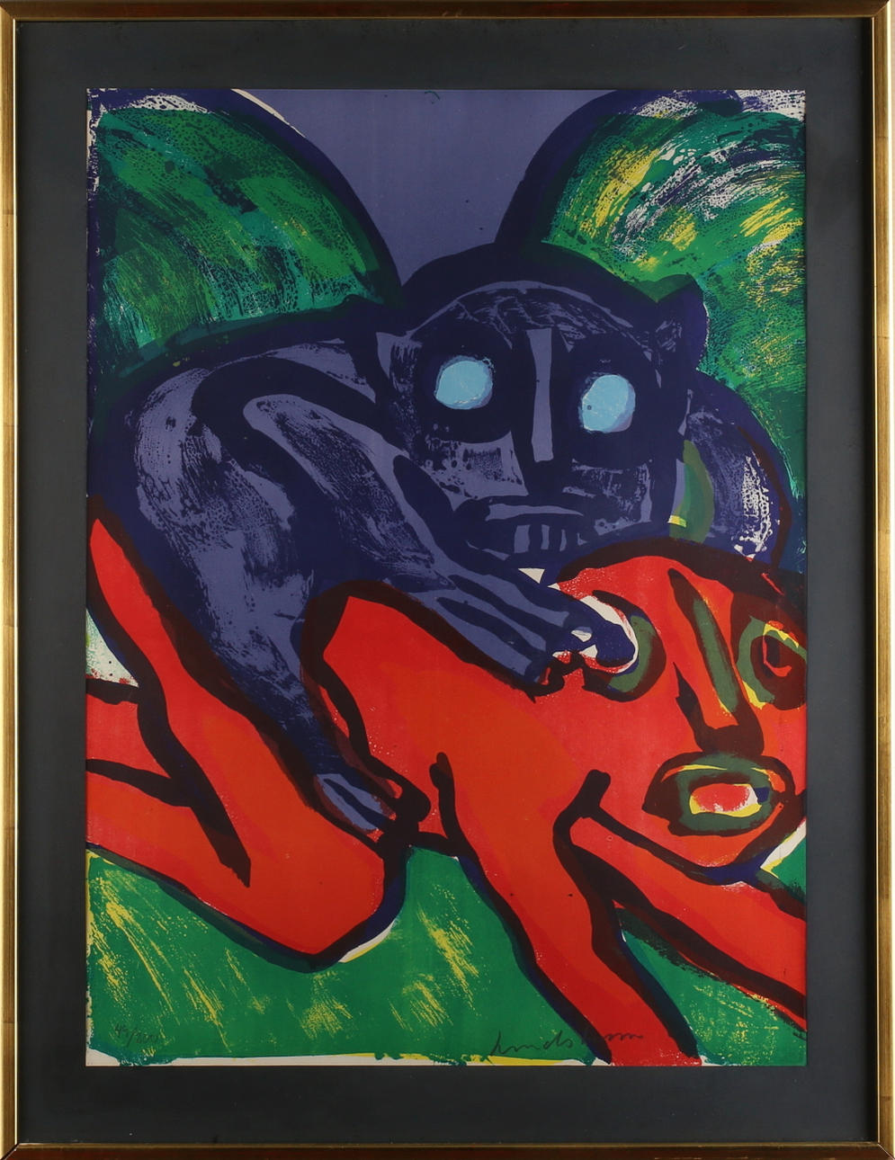 BENGT LINDSTRÖM. Litografi. Signerad och numrerad, 49/200.