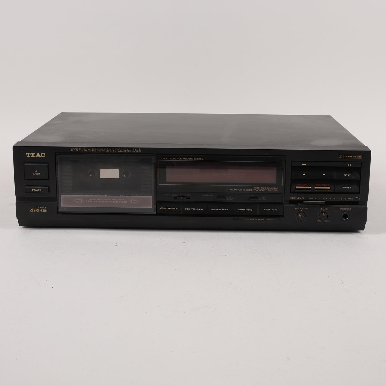 EIN TEAC-KASSETTENDECK, R-515, 80er.