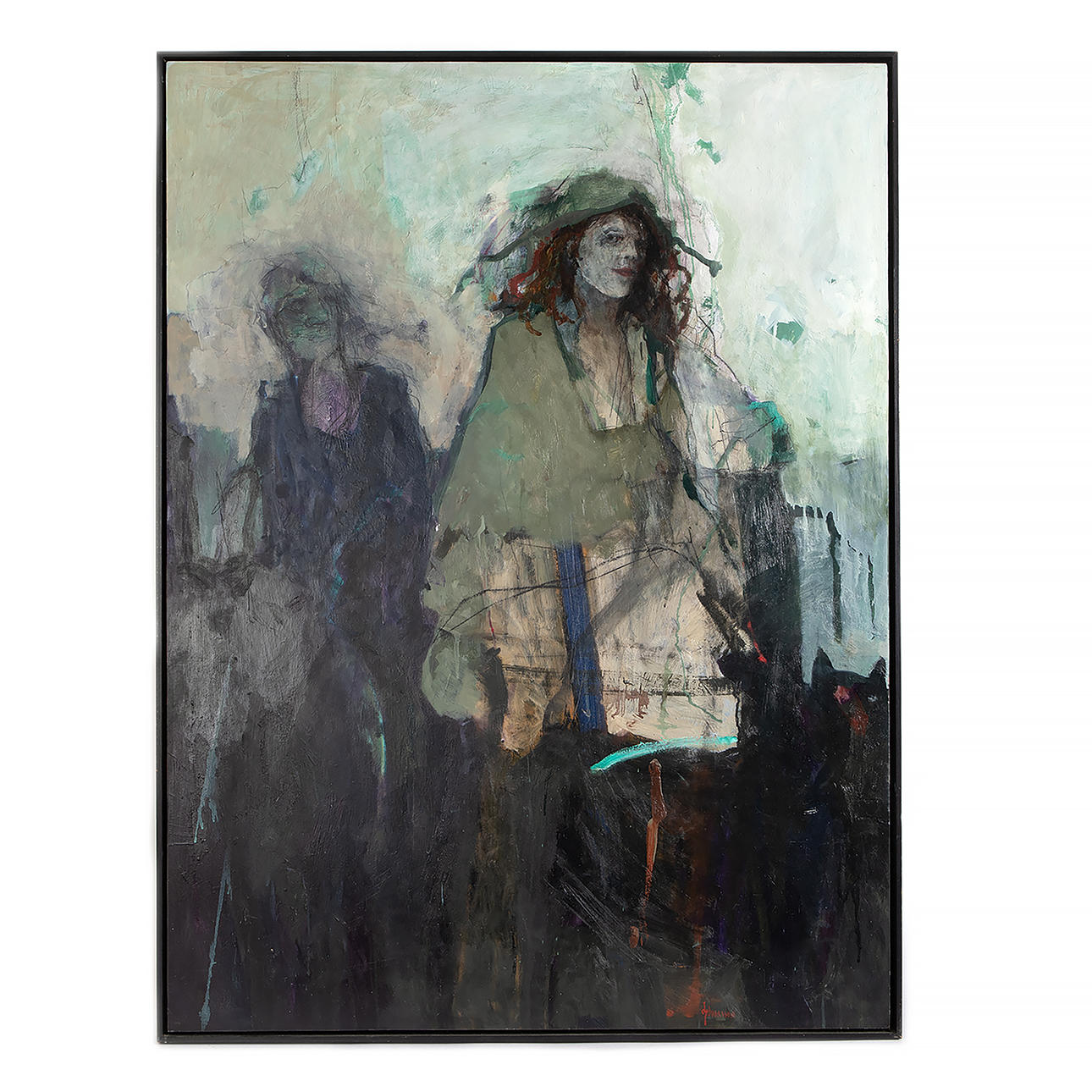 GÖRAN IVARSSON. Oil on panel, signed.