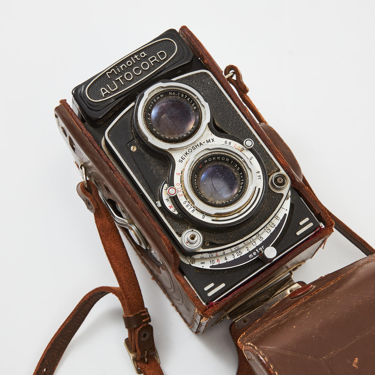 Autocord Minolta Camera Vintage TLR 75mm Film 1:3.2 the - Lens L 