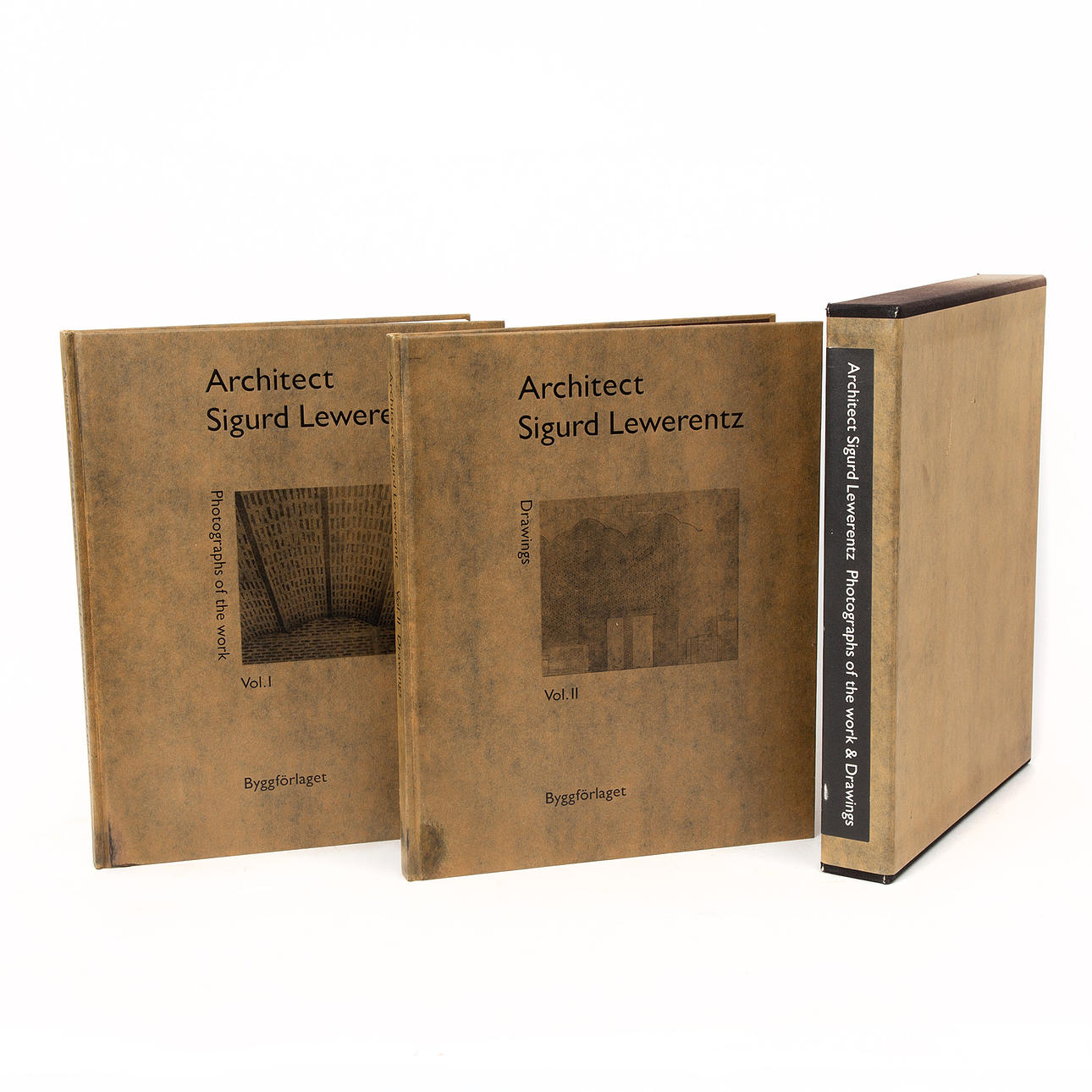 ARCHITECT SIGURD LEWERENTZ, 1997, 2 volumes in cassette. Books
