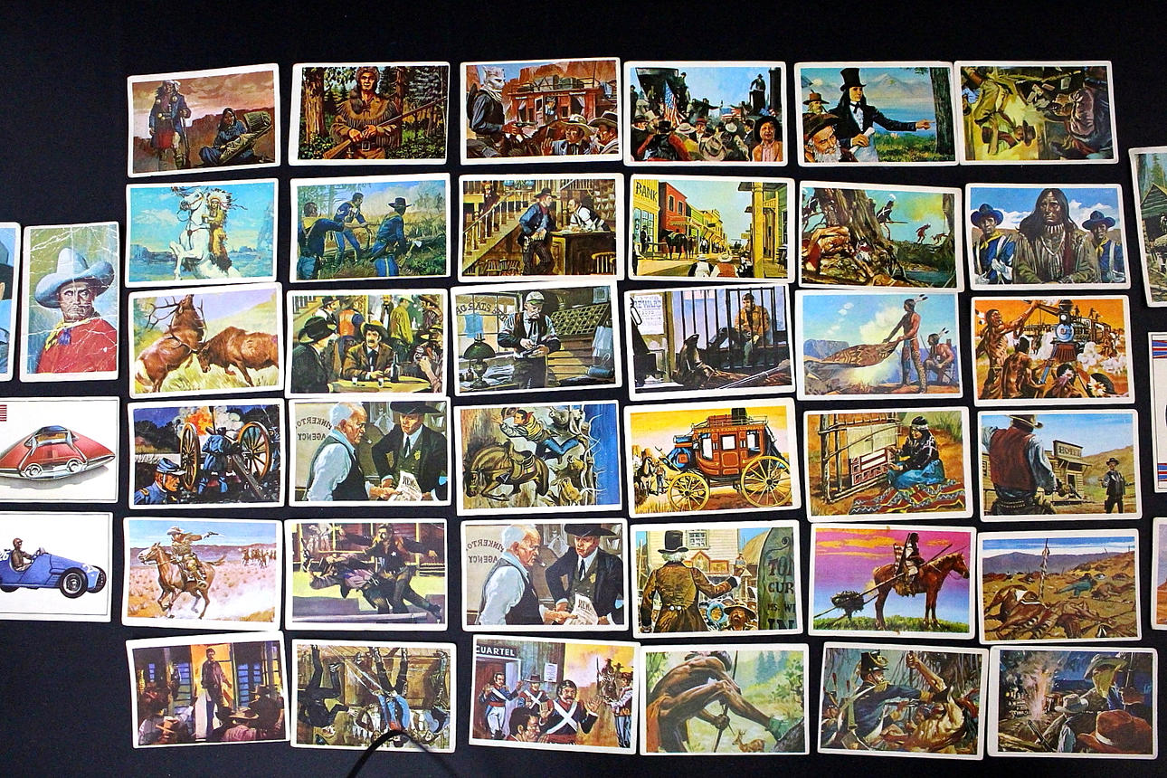 SAMLARBILDER, ca 40 st, Vilda västern.