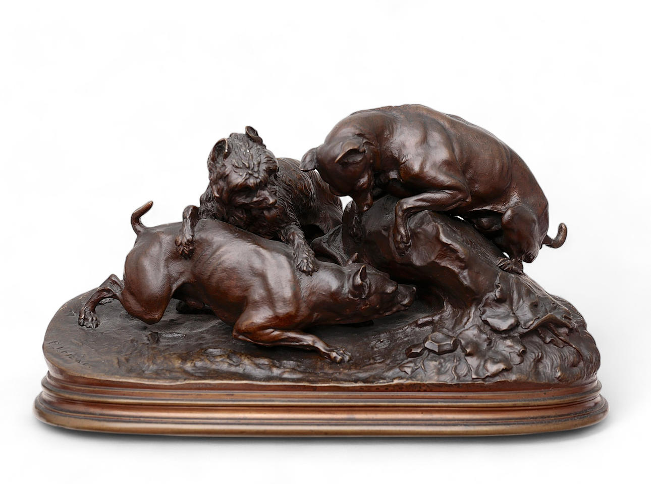 PIERRE JULES MÈNE. EFTER. Jakthundar.