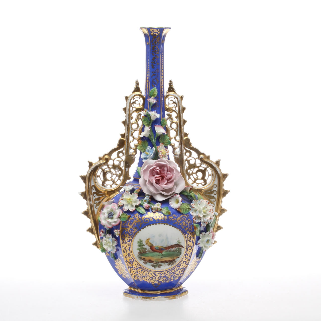 VAS, med hänklar, porslin, 1900-tal.