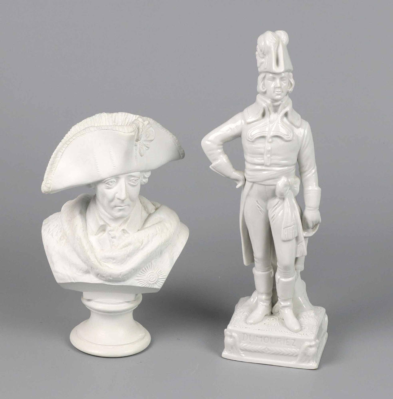 Old Fritz and porcelain figure.