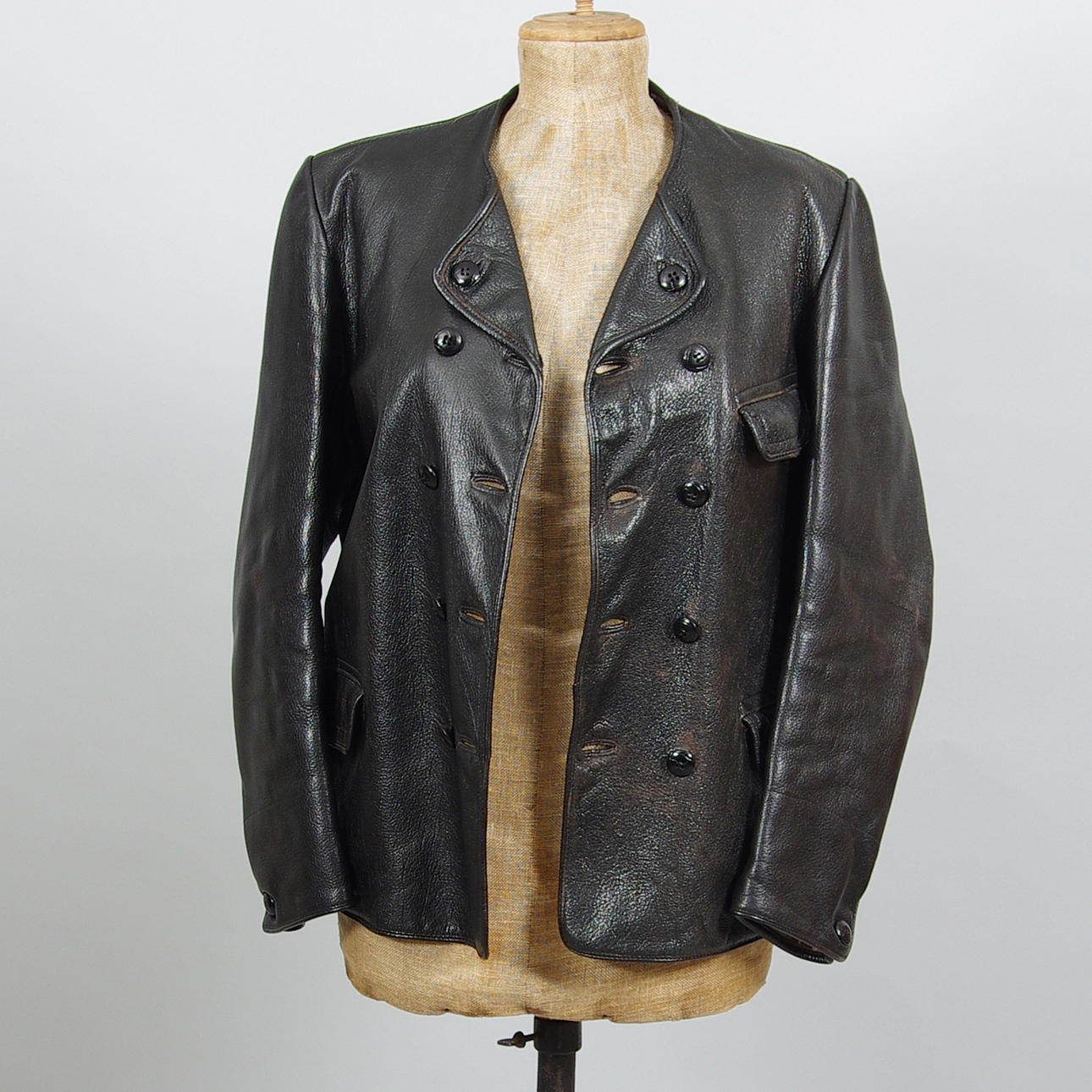 JACKA, svart skinn, Perssons Läder, Helsingborg.