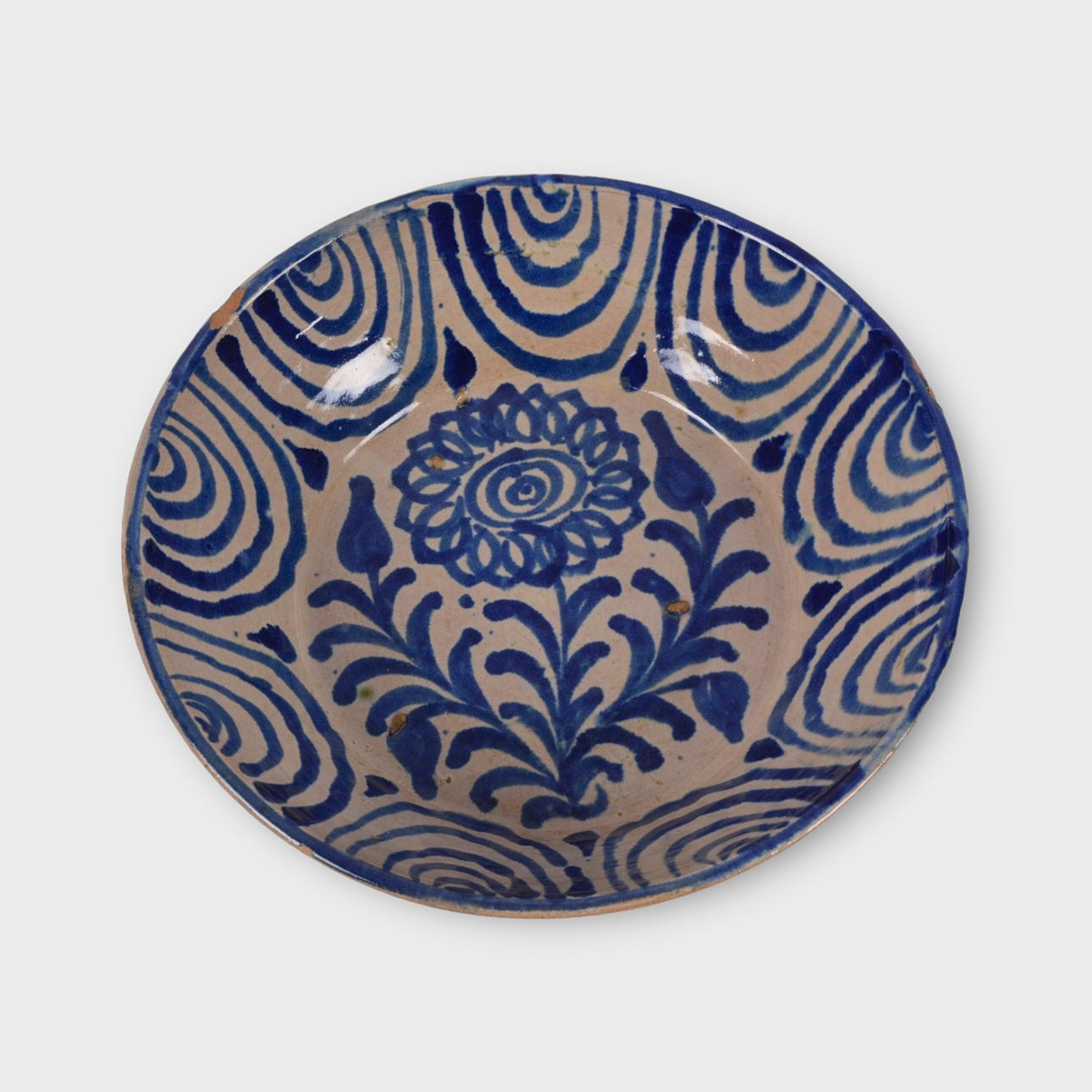 A 19th century ceramic bowl.