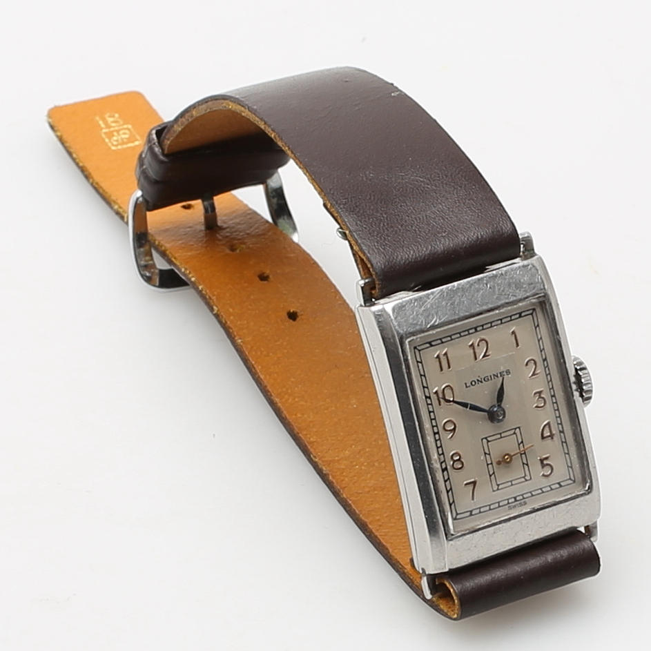 Rannekello, miehet, Longines, Sveitsi, 1930-luku.