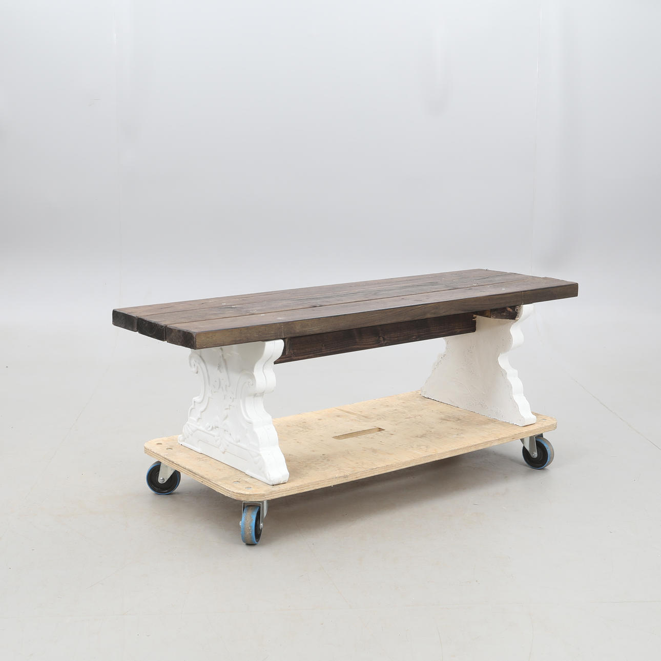 HAVEBÆNK, BETON/TRÆ.