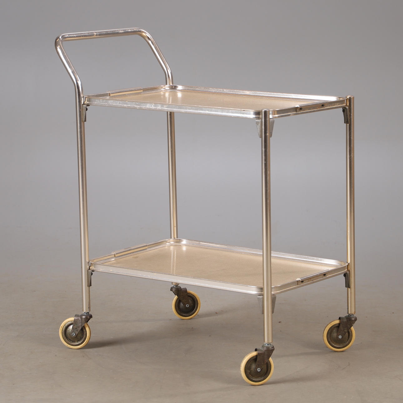 SERVING TROLLEY, metal, Woodmet, England.
