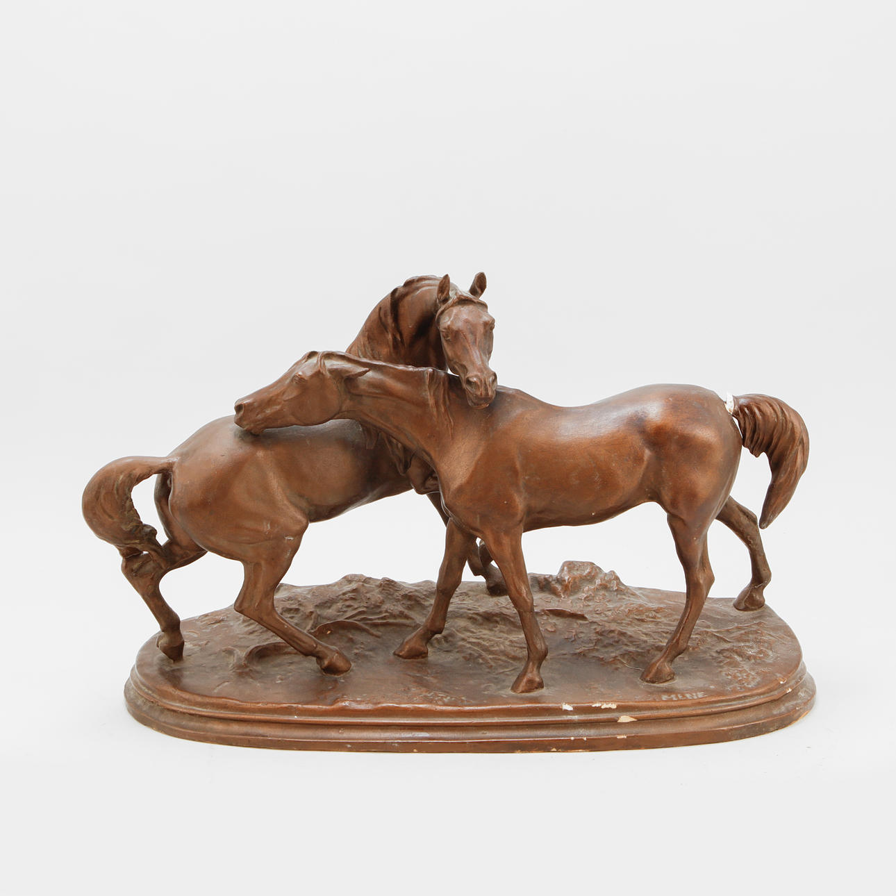 PIERRE-JULES MÈNE. efter, skulptur, gips.