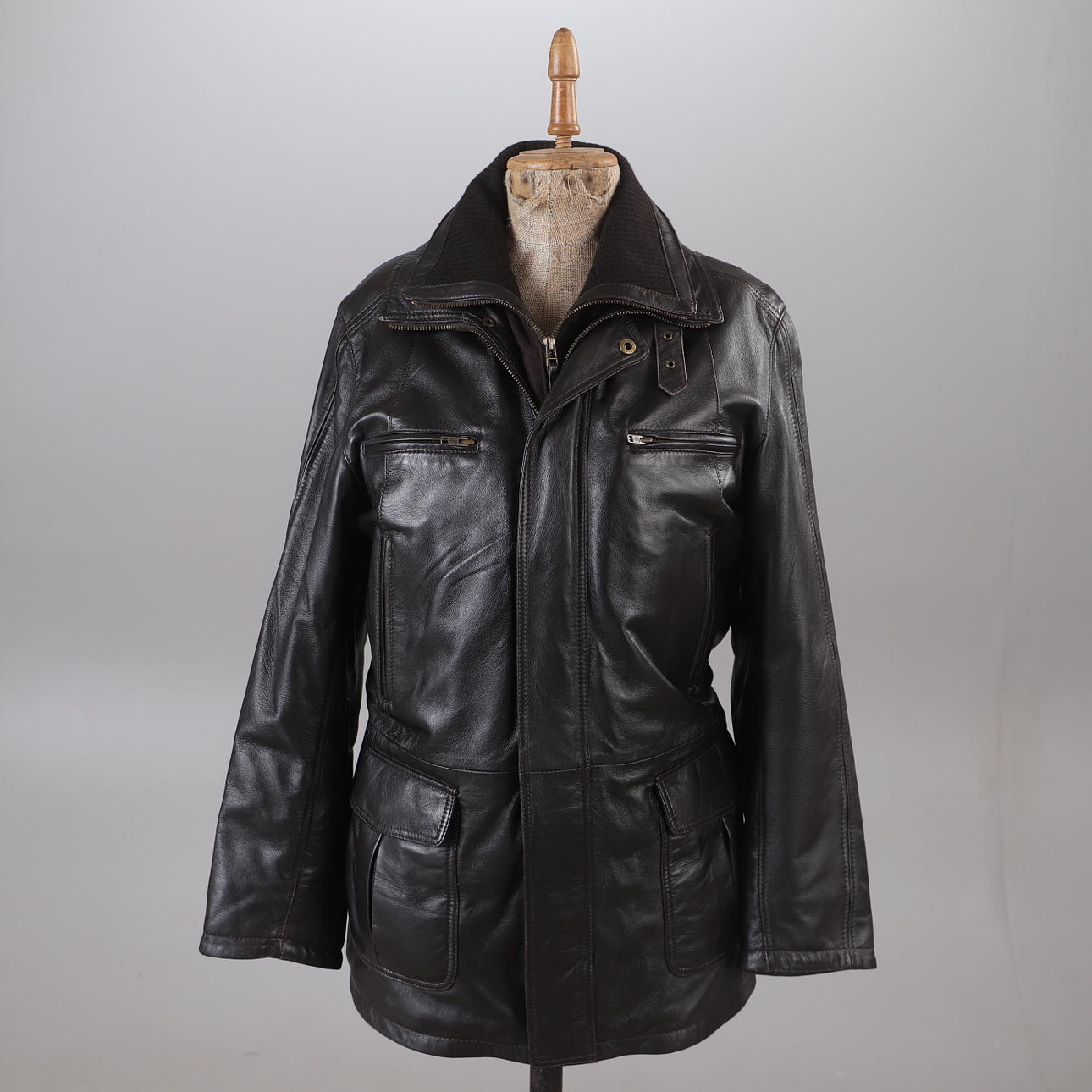 MEN'S JACKET, leather, Molltan, Sweden.
