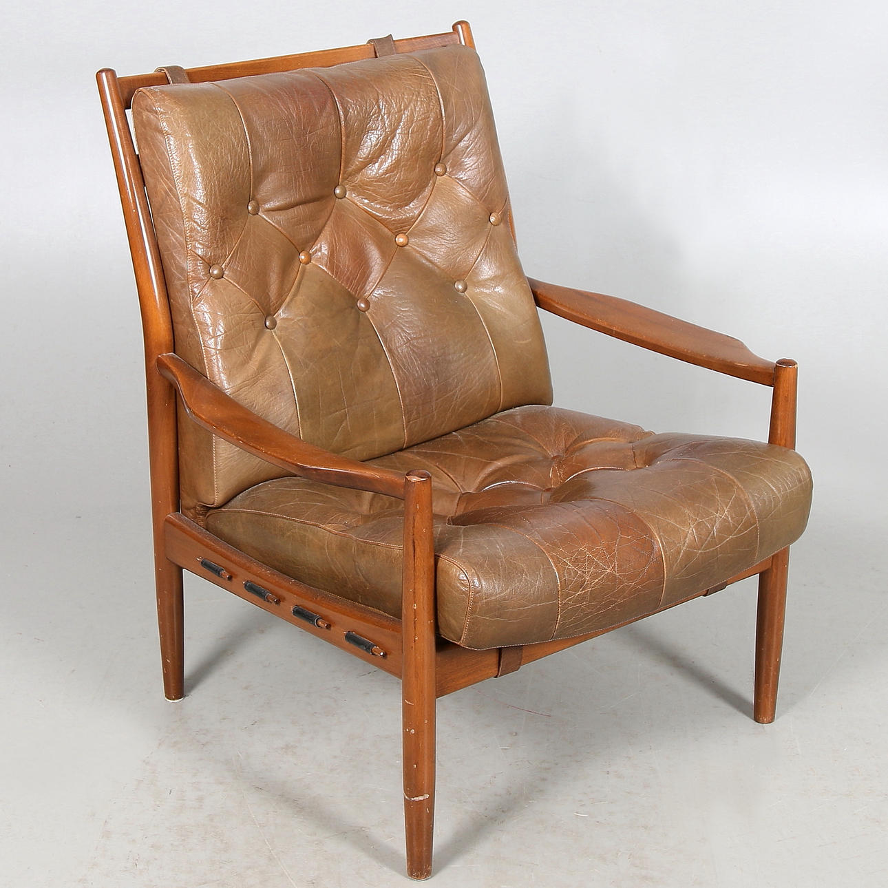 FÅTÖLJ, "Läckö", Ingemar Thillmark för OPE, 1900-talets andra hälft.